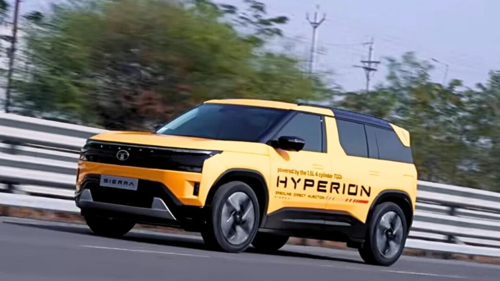 Tata Sierra Hyperion 1.5 Turbo Petrol Crosses 200 Kmph In Top Speed Test At NATRAX